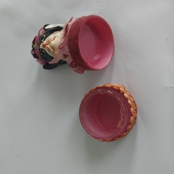 Cat Christmas Ornament Candy Box Katherine's Collection Black White - Picture 2 of 4